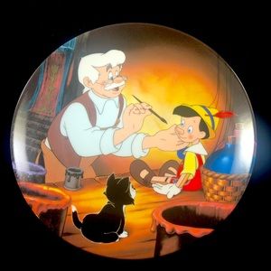 DISNEY “Geppetto Creates Pinocchio” Knowles Plate
